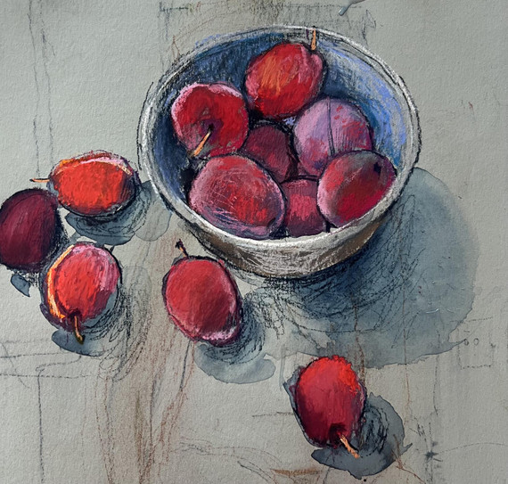 193 - Bowl of Plums
