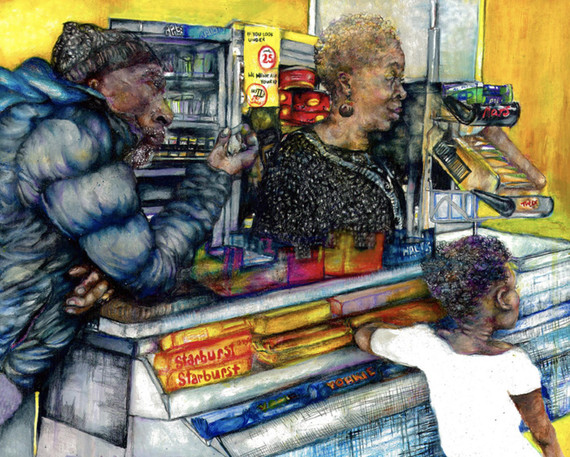 260 - Lady Sandra of Acre Lane (Triptych)