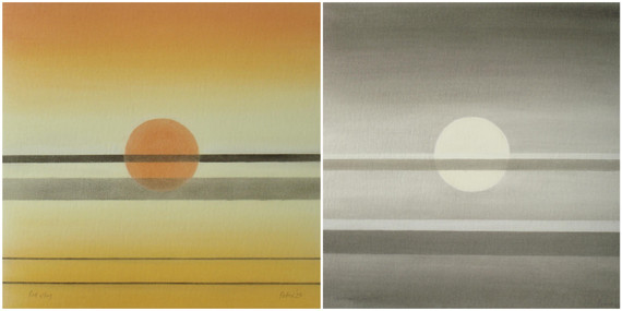 347 - Red Sky + Autumn Moon