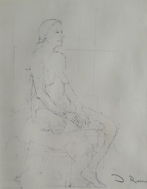 382 - Seated Nude