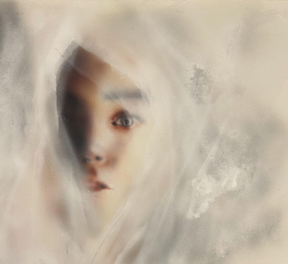 174 - She contemplating the ice