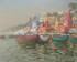 107 - Boats, Varanasi, Hazy Day