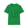 LOVE Never Fails Unisex Softstyle T-Shirt