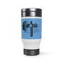 Keep Jesus On Your Mind Stainless Steel Travel Mug with Handle, 14oz