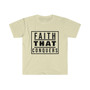 Faith That Conquers Unisex Softstyle T-Shirt