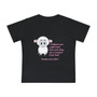 "Children Are A Gift From God" Baby Girl Short Sleeve T-Shirt- Lamb