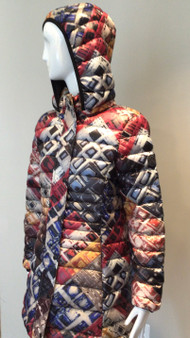 Simply Art by Dolcezza Quilted Coat with Hood
