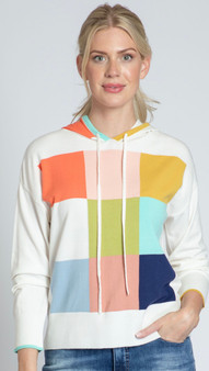 APNY Colorblock Sweater with Hood