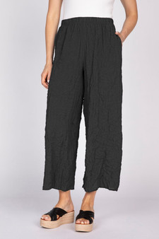 Olivia by Habitat Crinkle Crepe Pants in Black