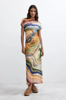 Desigual Abstract Print Dress