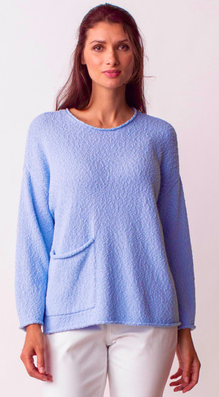 LIV by Habitat Cotton Pullover Sweater in Hydrangea