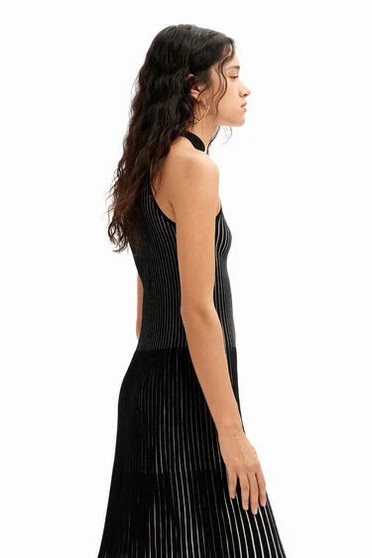 Desigual Sleeveless Rib Knit Dress