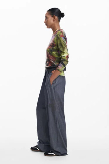 Desigual Abstract Print Sweater Christian Lacroix