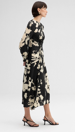 Touche Floral Print Fitted Dress