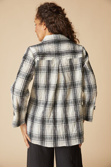 Habitat Plaid Shirt in Winter White