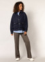 Yest Felted Shirt Jacket in Dark Navy