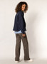 Yest Felted Shirt Jacket in Dark Navy