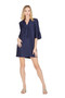 Jade 3/4 Sleeve Dress in Navy