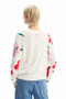 Desigual Watercolor Floral Sweater 