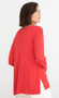 Mus + Bombon Barcelona V-Neck Sweater in Coral