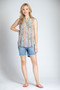 APNY Sleeveless Shirt in Abstract Print