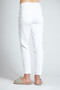 APNY Jeans with Criss Cross Fringed Hem in White