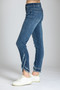 APNY DenimJeans with  Fringed Hem 