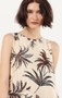 B.yu Italy Maxi Dress in Palm Leaf Print