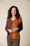 Habitat Color Blocked V Neck Sweater