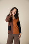 Habitat Color Blocked V Neck Sweater