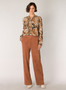 Yest Wide Leg Pants in Rust
