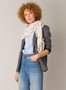 Yest Knit Jacket in Navy Melange