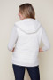 Renuar Hooded Quilted Vest in Oyster Renuar Hooded Quilted Vest in Oyster