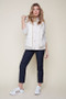 Renuar Hooded Quilted Vest in Oyster Renuar Hooded Quilted Vest in Oyster