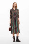 Desigual Shirt Dress in Abstract Print