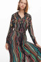Desigual Shirt Dress in Abstract Print