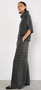 Apricot UK Glen Plaid Wide Leg Knit Pants
