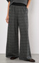 Apricot UK Glen Plaid Wide Leg Knit Pants