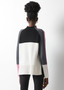 Zaget + Plover Merino Wool Blend Mock Neck Sweater in Black