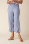 Habitat Linen/Cotton Capri Pants in Indigo