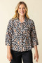 Habitat Shirt Jacket in Mid Century Modern Print