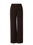 Yest Knit Wide Leg Pants in Deep Brown