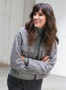 Yest  Crop Jacket in Gray Melange