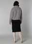 Yest  Crop Jacket in Gray Melange