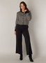 Yest Knit Houndstooth Jacket in Black and White