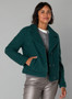 Yest Boucle Jacket in Hunter Green