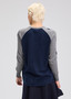 Zaget + Plover Cotton Cashmere Crewneck Sweater Dots and Heart