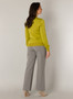 Yest Lightweight Cardigan Sweater in Leaf Green