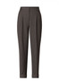Yest Pleated Trousers in Charcoal