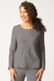 Habitat Striped Huntington Pullover in Black